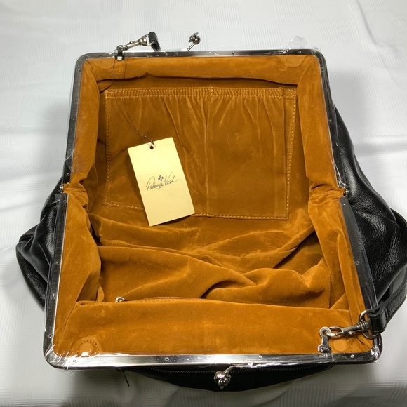 NWT - Patricia Nash Black Leather XL Serafina Bag - Picture 8 of 13